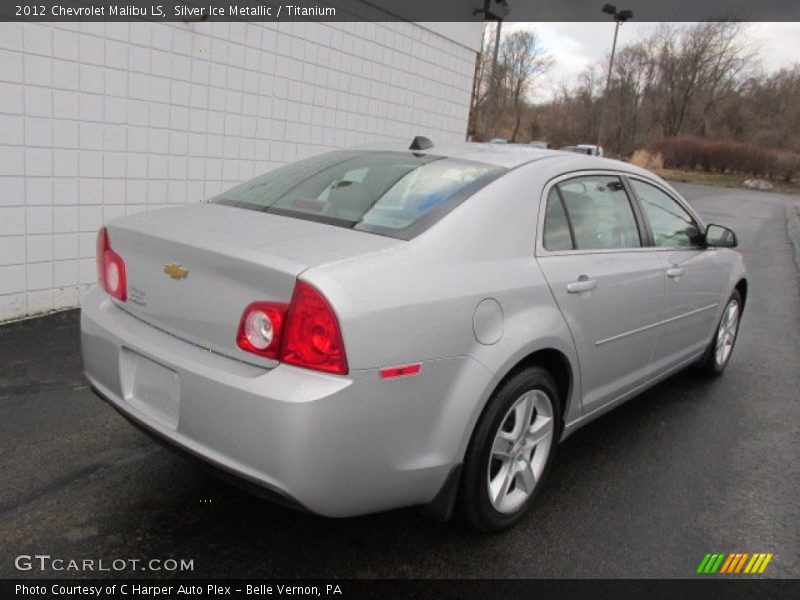 Silver Ice Metallic / Titanium 2012 Chevrolet Malibu LS