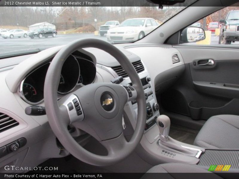 Silver Ice Metallic / Titanium 2012 Chevrolet Malibu LS