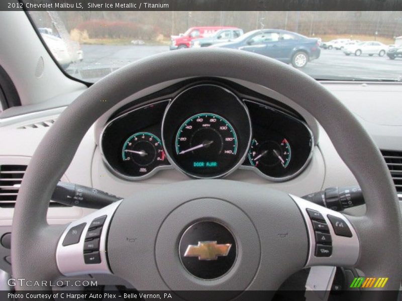 Silver Ice Metallic / Titanium 2012 Chevrolet Malibu LS