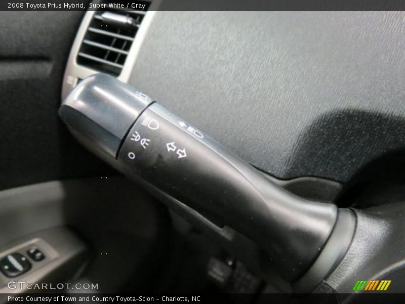 Super White / Gray 2008 Toyota Prius Hybrid