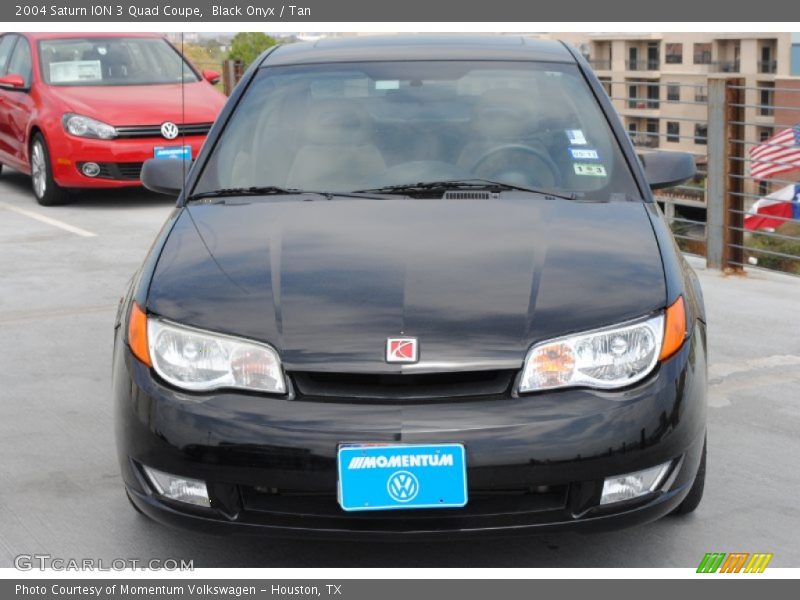 Black Onyx / Tan 2004 Saturn ION 3 Quad Coupe