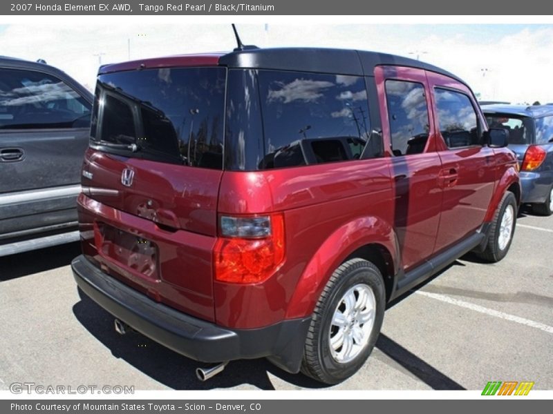 Tango Red Pearl / Black/Titanium 2007 Honda Element EX AWD