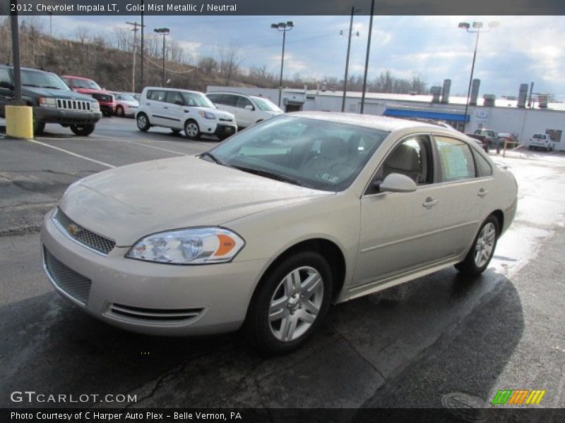 Gold Mist Metallic / Neutral 2012 Chevrolet Impala LT