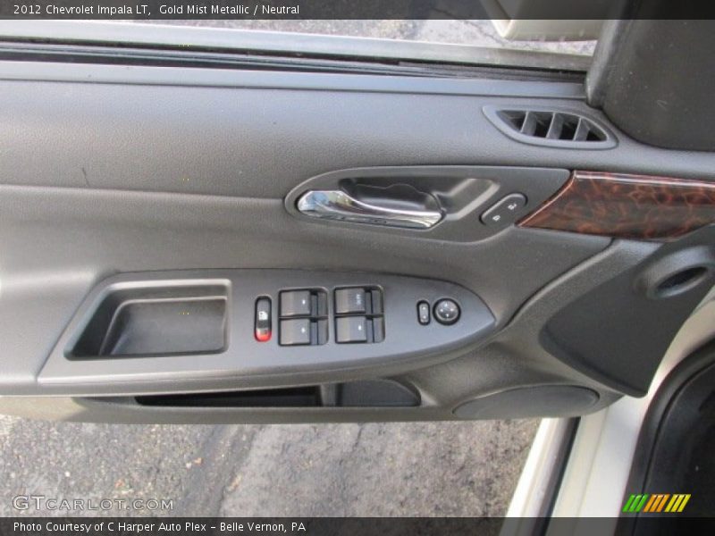 Gold Mist Metallic / Neutral 2012 Chevrolet Impala LT