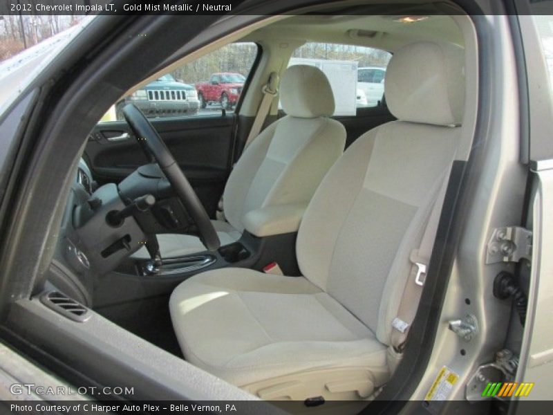 Gold Mist Metallic / Neutral 2012 Chevrolet Impala LT