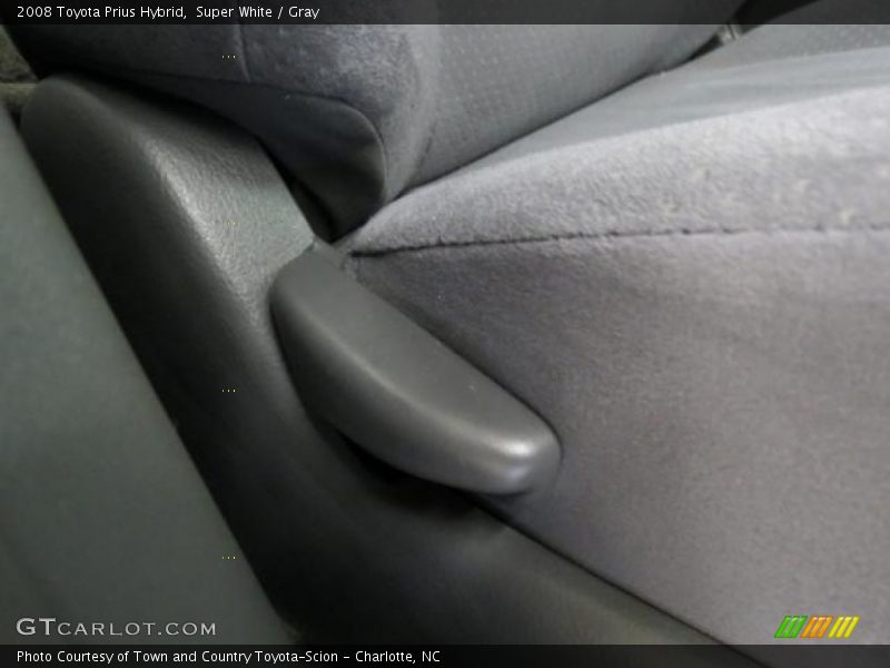 Super White / Gray 2008 Toyota Prius Hybrid
