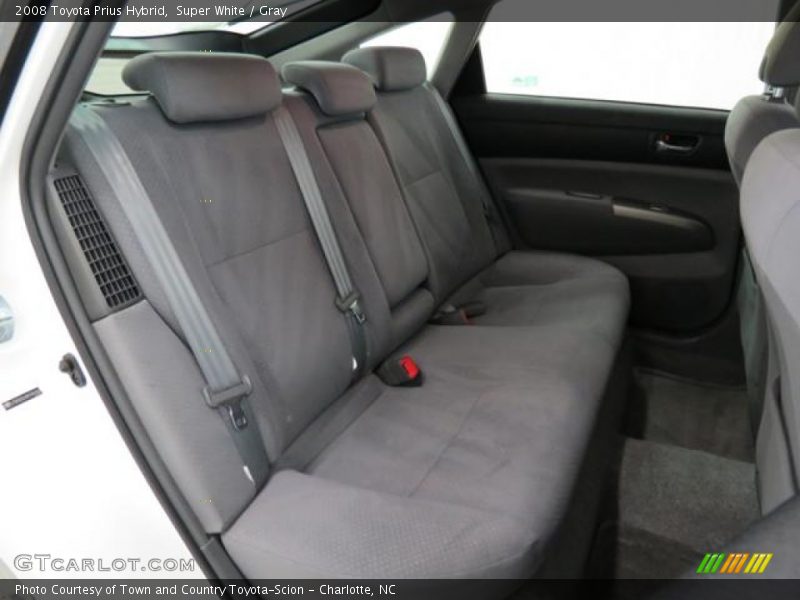Super White / Gray 2008 Toyota Prius Hybrid