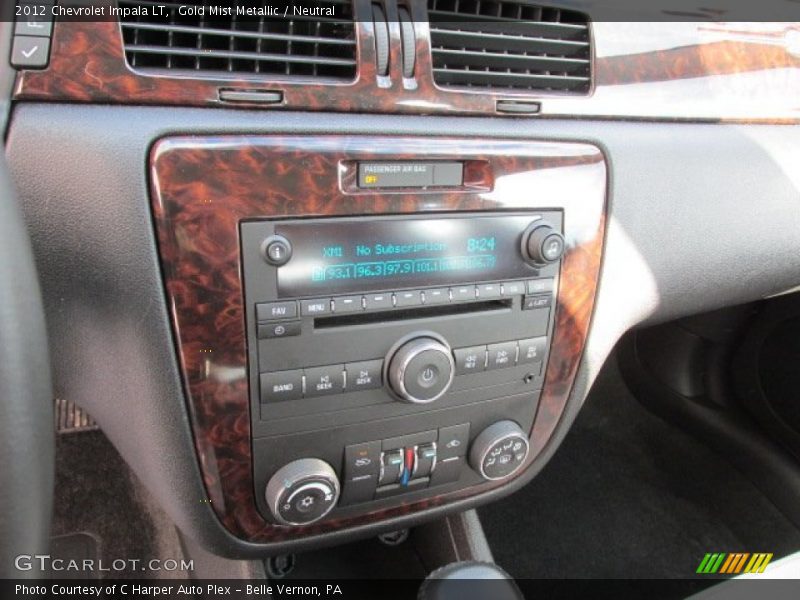 Gold Mist Metallic / Neutral 2012 Chevrolet Impala LT