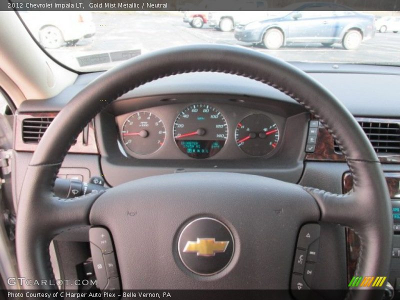 Gold Mist Metallic / Neutral 2012 Chevrolet Impala LT