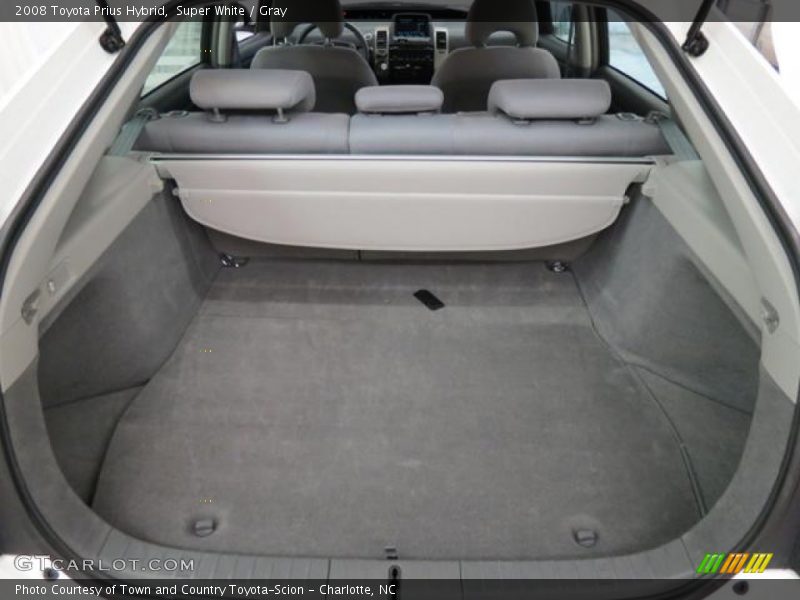 Super White / Gray 2008 Toyota Prius Hybrid
