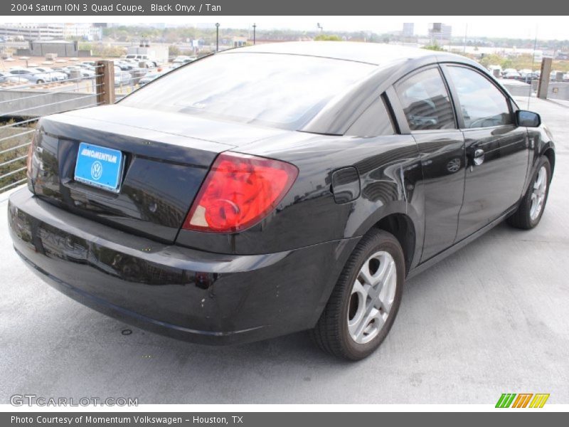 Black Onyx / Tan 2004 Saturn ION 3 Quad Coupe