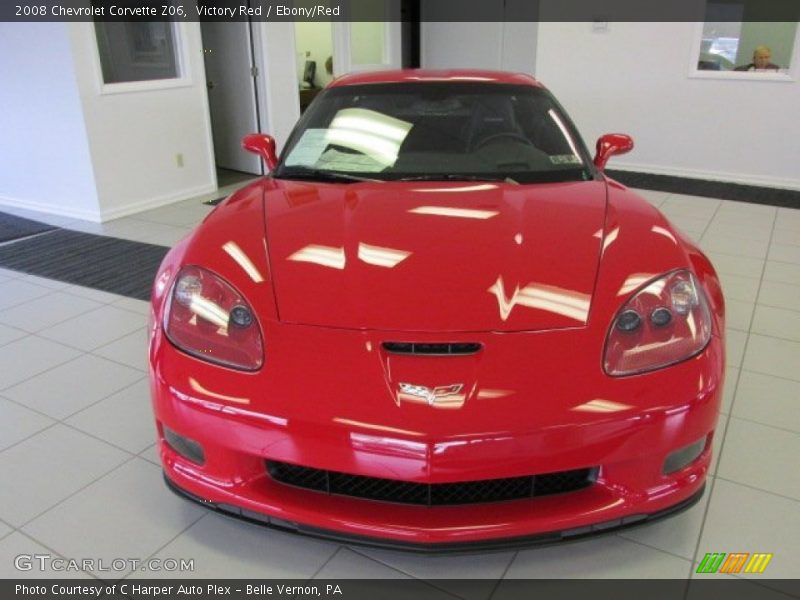 Victory Red / Ebony/Red 2008 Chevrolet Corvette Z06