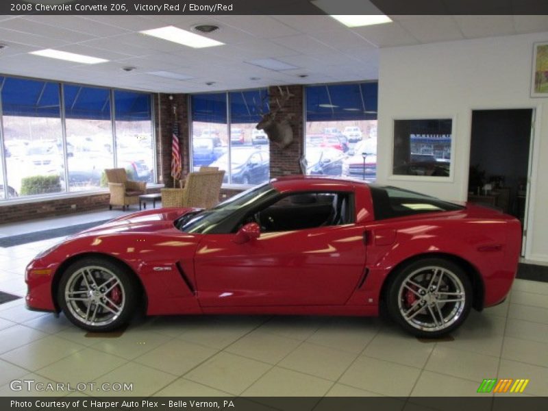 Victory Red / Ebony/Red 2008 Chevrolet Corvette Z06
