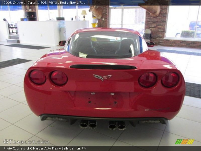 Victory Red / Ebony/Red 2008 Chevrolet Corvette Z06