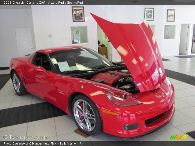Victory Red / Ebony/Red 2008 Chevrolet Corvette Z06