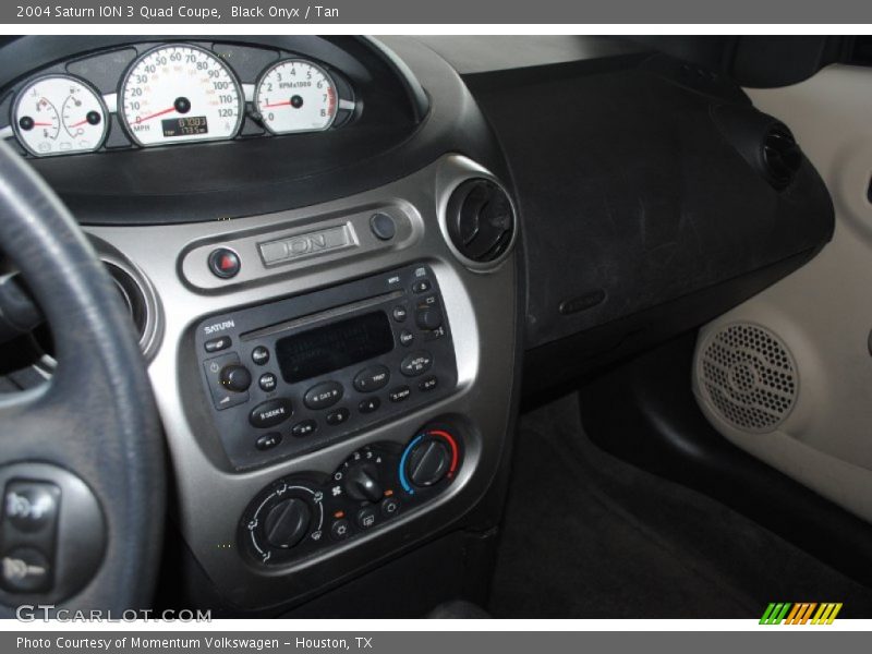 Black Onyx / Tan 2004 Saturn ION 3 Quad Coupe