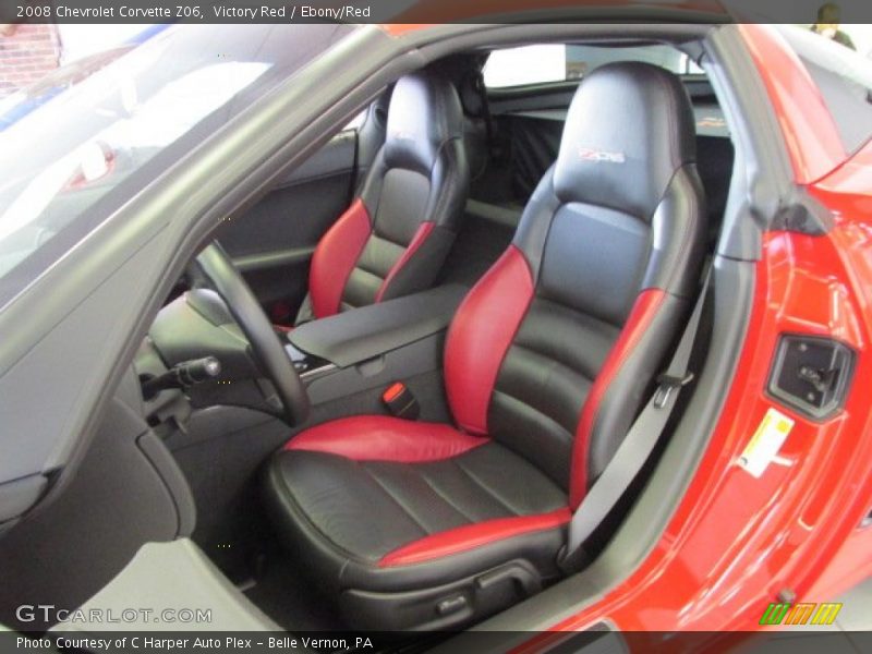 Front Seat of 2008 Corvette Z06