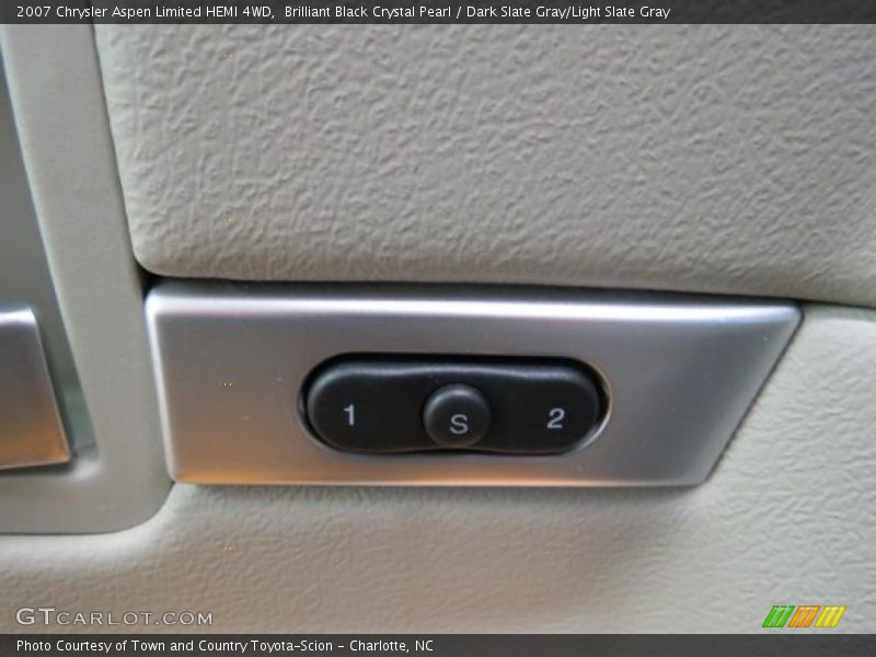 Brilliant Black Crystal Pearl / Dark Slate Gray/Light Slate Gray 2007 Chrysler Aspen Limited HEMI 4WD