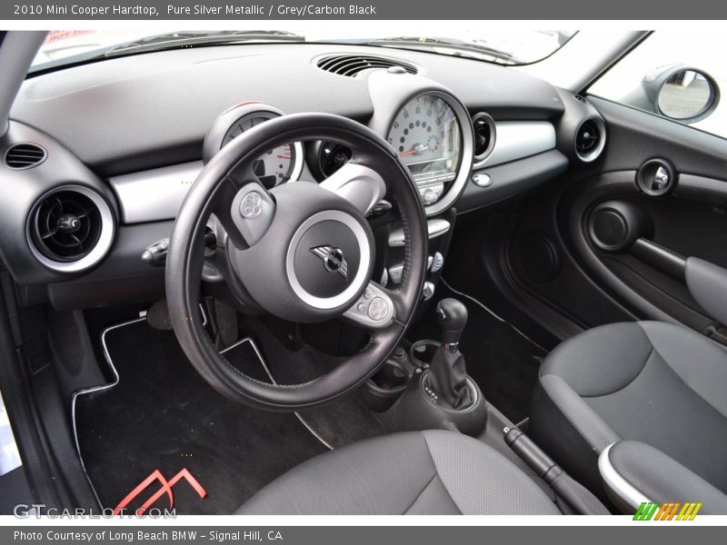 Pure Silver Metallic / Grey/Carbon Black 2010 Mini Cooper Hardtop
