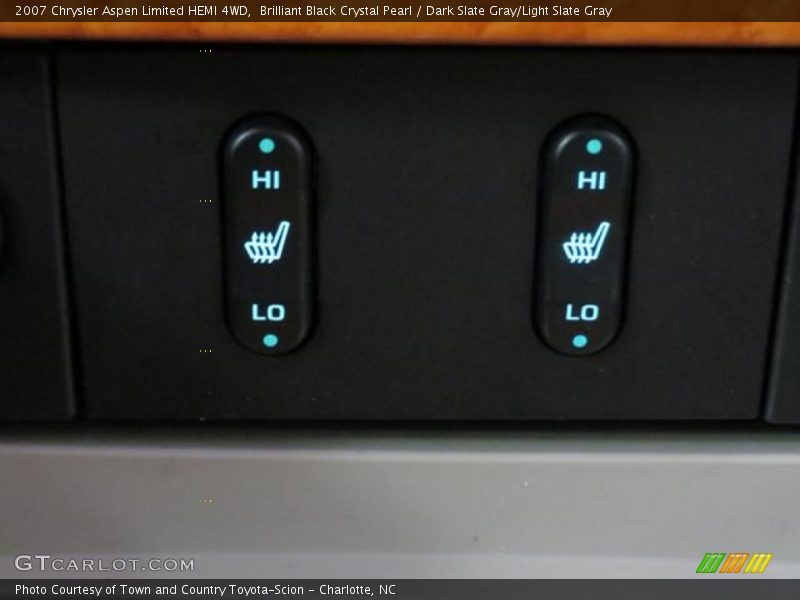 Brilliant Black Crystal Pearl / Dark Slate Gray/Light Slate Gray 2007 Chrysler Aspen Limited HEMI 4WD