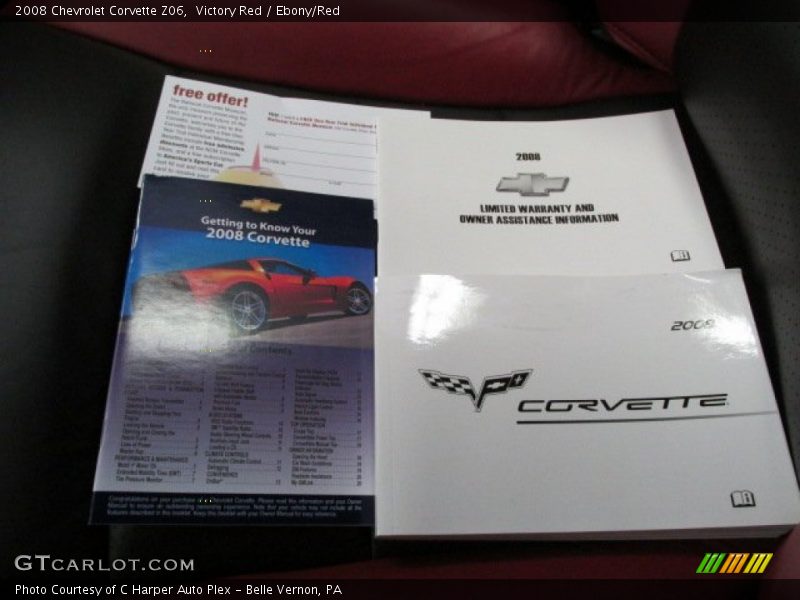 Books/Manuals of 2008 Corvette Z06