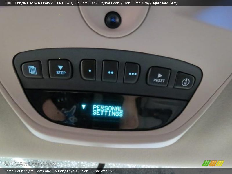 Brilliant Black Crystal Pearl / Dark Slate Gray/Light Slate Gray 2007 Chrysler Aspen Limited HEMI 4WD