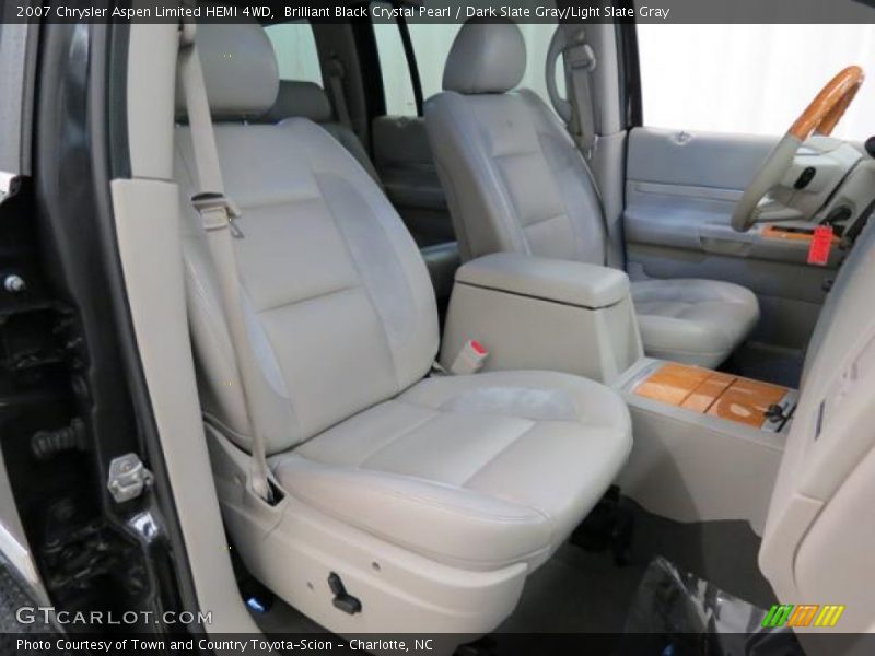 Brilliant Black Crystal Pearl / Dark Slate Gray/Light Slate Gray 2007 Chrysler Aspen Limited HEMI 4WD