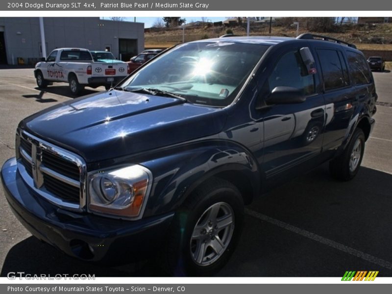 Patriot Blue Pearl / Medium Slate Gray 2004 Dodge Durango SLT 4x4