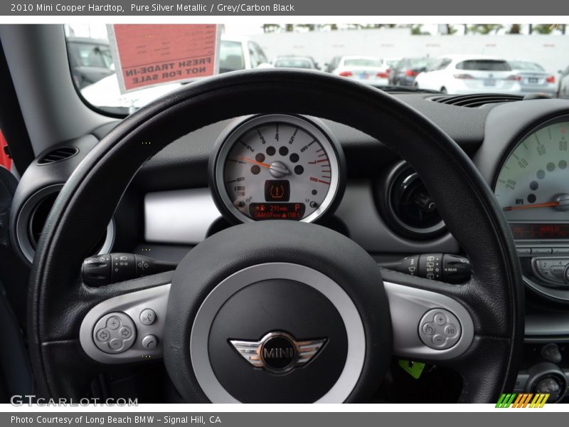 Pure Silver Metallic / Grey/Carbon Black 2010 Mini Cooper Hardtop