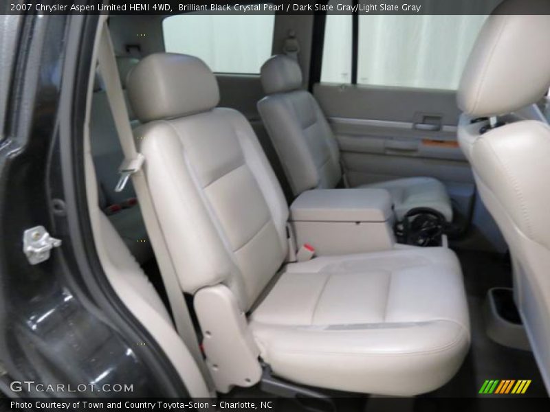 Brilliant Black Crystal Pearl / Dark Slate Gray/Light Slate Gray 2007 Chrysler Aspen Limited HEMI 4WD