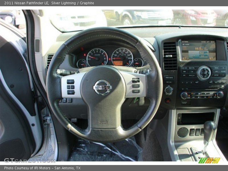 Silver Lightning / Graphite 2011 Nissan Pathfinder LE