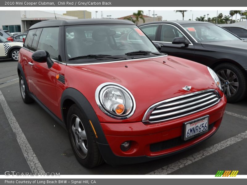 Chili Red / Grey/Carbon Black 2010 Mini Cooper Clubman