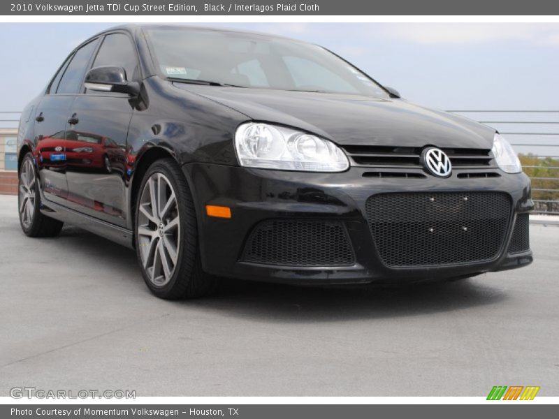 Black / Interlagos Plaid Cloth 2010 Volkswagen Jetta TDI Cup Street Edition