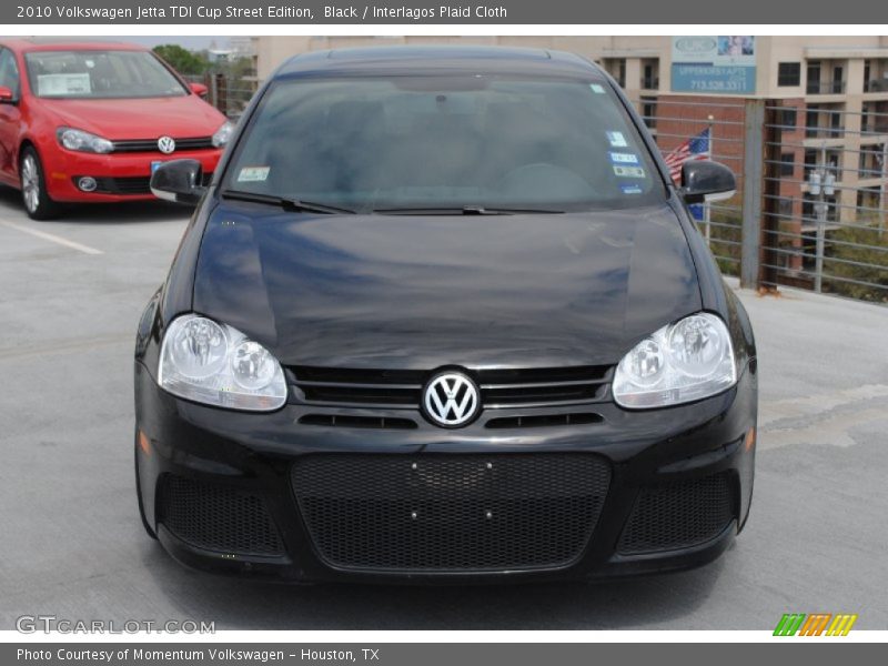 Black / Interlagos Plaid Cloth 2010 Volkswagen Jetta TDI Cup Street Edition