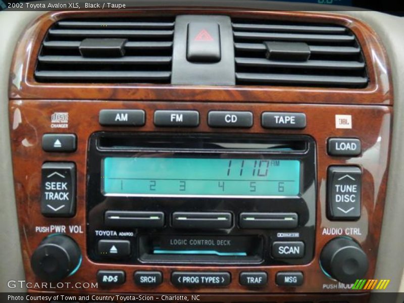 Black / Taupe 2002 Toyota Avalon XLS