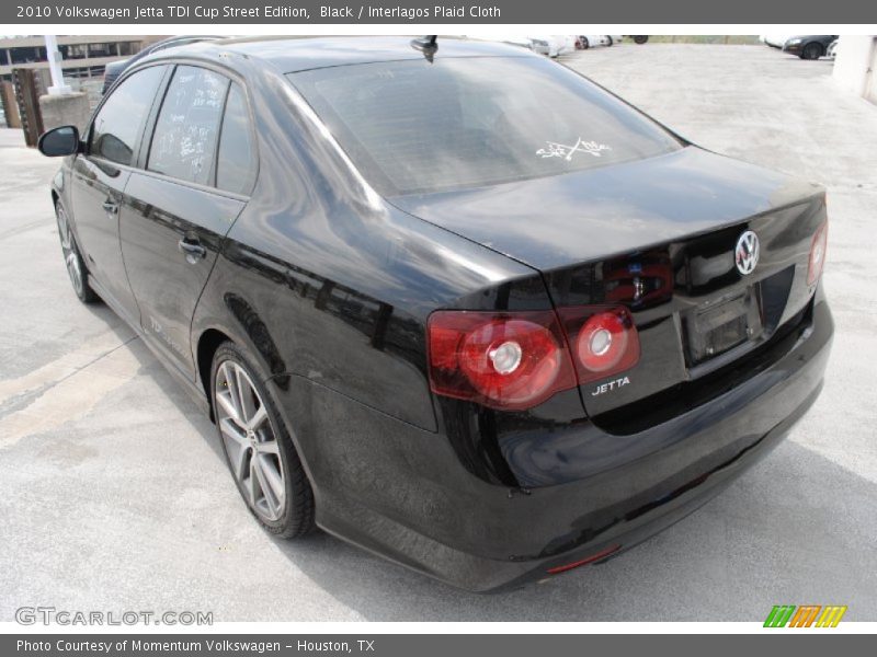 Black / Interlagos Plaid Cloth 2010 Volkswagen Jetta TDI Cup Street Edition