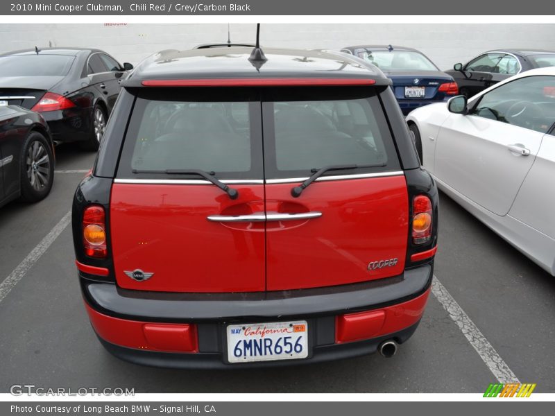 Chili Red / Grey/Carbon Black 2010 Mini Cooper Clubman