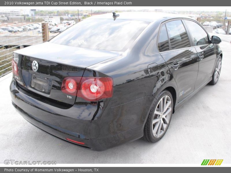 Black / Interlagos Plaid Cloth 2010 Volkswagen Jetta TDI Cup Street Edition