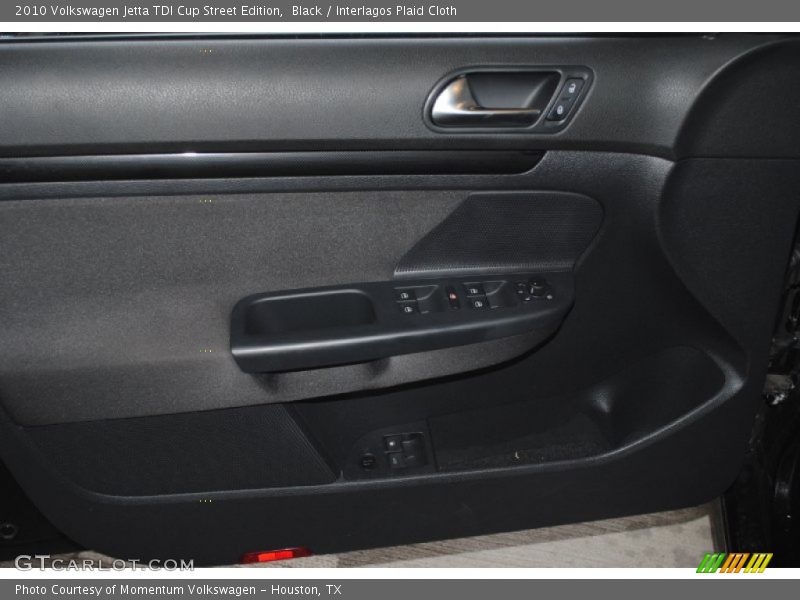 Black / Interlagos Plaid Cloth 2010 Volkswagen Jetta TDI Cup Street Edition