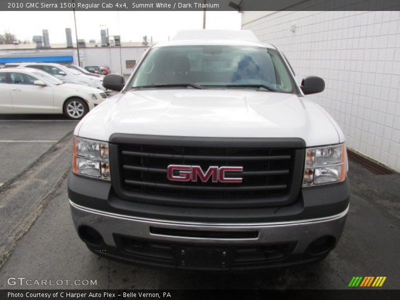 Summit White / Dark Titanium 2010 GMC Sierra 1500 Regular Cab 4x4