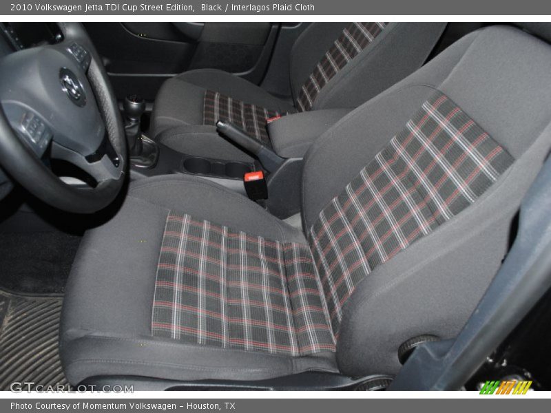 Front Seat of 2010 Jetta TDI Cup Street Edition