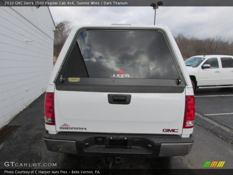Summit White / Dark Titanium 2010 GMC Sierra 1500 Regular Cab 4x4