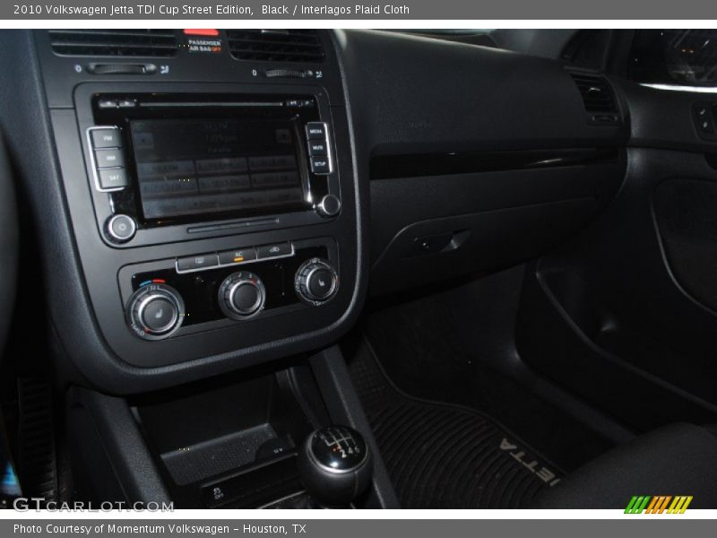 Black / Interlagos Plaid Cloth 2010 Volkswagen Jetta TDI Cup Street Edition