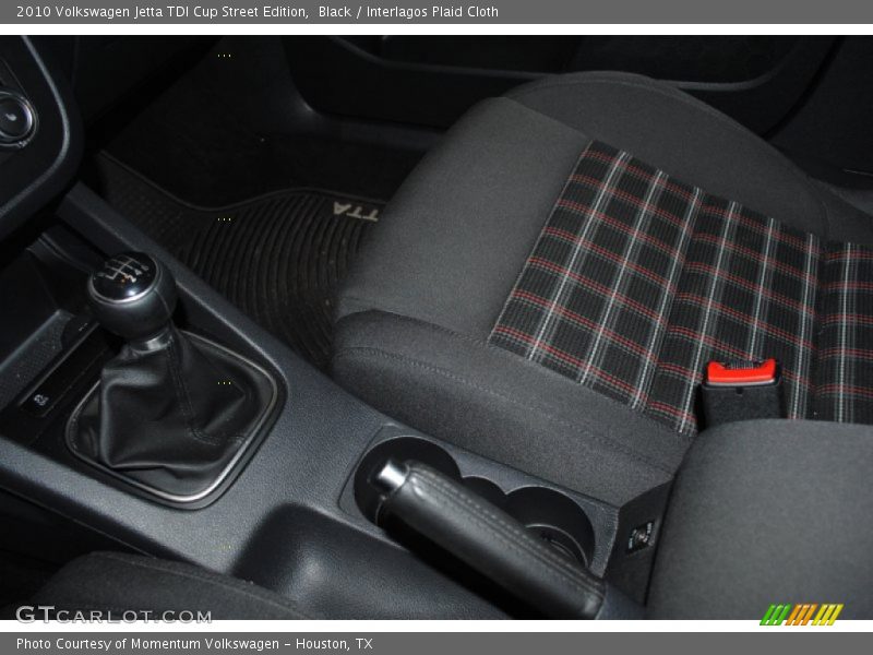 Black / Interlagos Plaid Cloth 2010 Volkswagen Jetta TDI Cup Street Edition