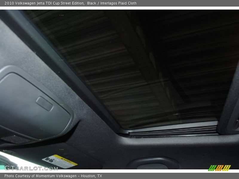 Black / Interlagos Plaid Cloth 2010 Volkswagen Jetta TDI Cup Street Edition