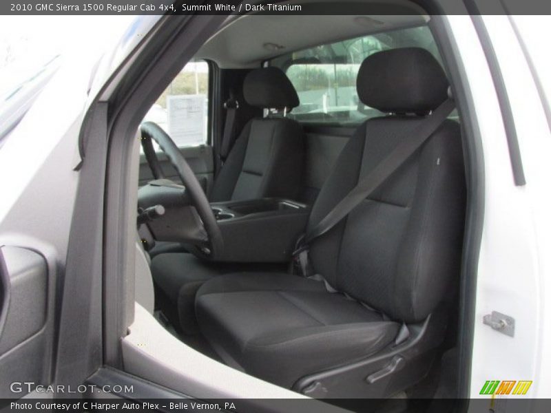 Summit White / Dark Titanium 2010 GMC Sierra 1500 Regular Cab 4x4