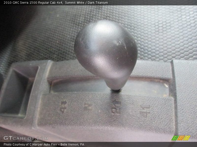 Summit White / Dark Titanium 2010 GMC Sierra 1500 Regular Cab 4x4