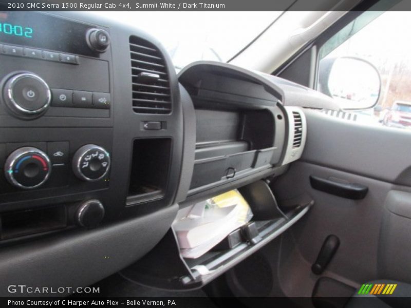 Summit White / Dark Titanium 2010 GMC Sierra 1500 Regular Cab 4x4