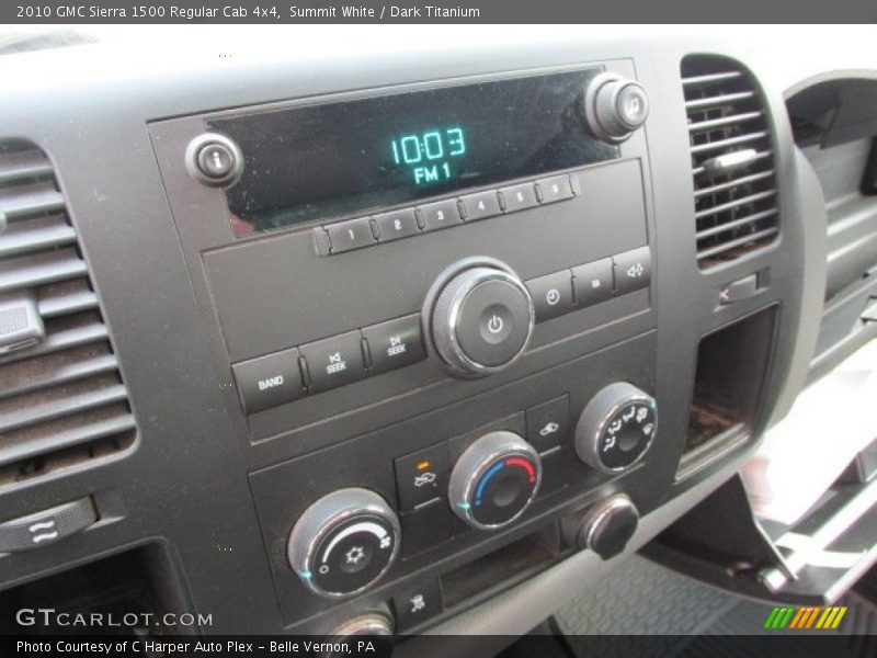 Summit White / Dark Titanium 2010 GMC Sierra 1500 Regular Cab 4x4