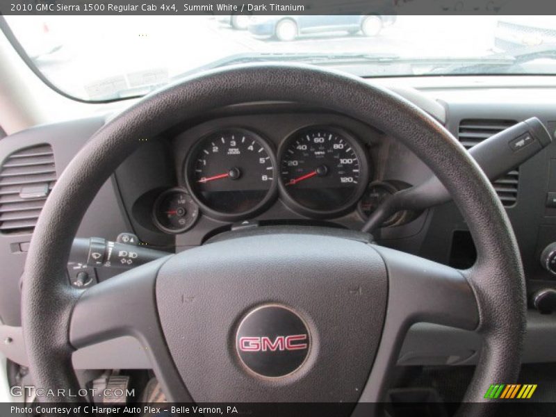 Summit White / Dark Titanium 2010 GMC Sierra 1500 Regular Cab 4x4